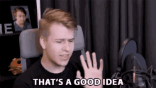 Thats A Good Idea Great Plan GIF - Thats A Good Idea Great Plan Awesome Thought GIFs