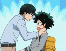 iida deku shake worried my hero academia iida deku shake worried my hero academia