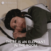 there is an elephant in the room catherine ohara moira moira rose schitts creek there is an elephant in the room catherine ohara moira moira rose schitts creek