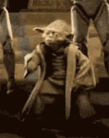 Star Wars Dance GIF - Star Wars Dance Master Yoda GIFs