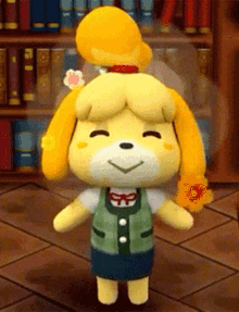 Animal Crossing New Horizons Isabelle GIF - Animal Crossing New Horizons Isabelle Smiling GIFs