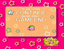 Kirby Super Star Continue GIF - Kirby Super Star Continue Game Over GIFs
