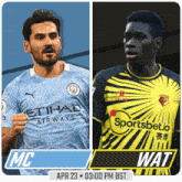 Manchester City F.C. Vs. Watford F.C. Pre Game GIF - Soccer Epl English Premier League GIFs