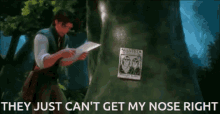 Tangled Nose GIF - Tangled Nose They Just Cant Get My Nose Right GIFs