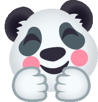 Lets Hug Panda Sticker - Lets Hug Panda Joypixels Stickers