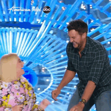Laughing Katy Perry GIF - Laughing Katy Perry Luke Bryan GIFs