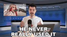 He Never Really Used It Benedict Townsend GIF - He Never Really Used It Benedict Townsend Youtuber News GIFs
