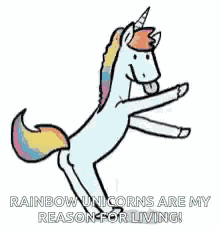 pride happy gay unicorn goofy