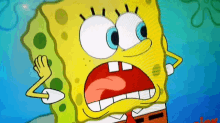 Spongebobsquarepants Aah GIF - Spongebobsquarepants Aah Scared GIFs