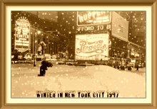 new york 1940s 1947 snow snowing