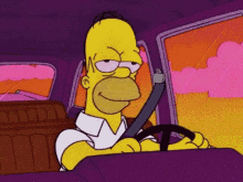 Simpsons Vibe GIF - Simpsons Vibe Car GIFs