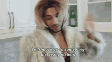 Lets Move On To Something That Really Matters GIF - Super Deluxe Joanne The Scammer Super Deluxe Gi Fs GIFs