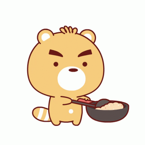 Fried Rice Cooking GIF - Fried Rice Cooking Cute - Discover & Share GIFs