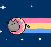 Flying Pansexual GIF - Flying Pansexual Kitty GIFs
