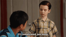 It'S Complicated GIF - Young Sheldon Its Complicated Just Move GIFs