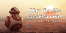 Star Wars Bb8 GIF - Star Wars Bb8 May The4th Be With You GIFs
