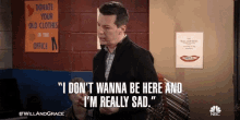Sean Hayes Jack Mcfarland Dont Wanna Be Here GIF - Sean Hayes Jack Mcfarland Dont Wanna Be Here Will And Grace GIFs