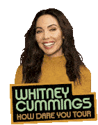 Whitney Cummings How Dare You Tour Sticker - Whitney Cummings How Dare You Tour Smile Stickers