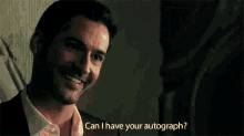 Lucifer Can I Have Your Autograph GIF - Lucifer Can I Have Your Autograph Autograph GIFs