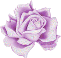 Rose Glittery Sticker - Rose Glittery Beautiful Stickers