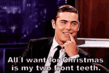 All I Want For Christmas GIF - Two Front Teeth All I Want For Christmas All I Want For Christmas Is My Two Front Teeth GIFs