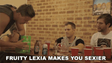 Fruity Lexia Makes You Sexier The Roundabout Crew GIF - Fruity Lexia Makes You Sexier The Roundabout Crew Shit University Students Say GIFs