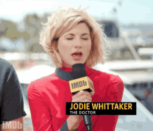 Jodie Whittaker Interview GIF - Jodie Whittaker Interview Stutter GIFs
