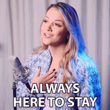 Always Here To Stay Emma Heesters GIF - Always Here To Stay Emma Heesters Mungkin Hari Ini Esok Atau Nanti Song GIFs