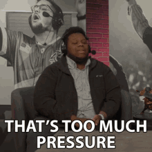 Thats Too Much Pressure John Finch GIF - Thats Too Much Pressure John Finch Smite Challenger Circuit Qualifiers GIFs