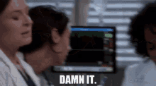 Greys Anatomy Amelia Shepherd GIF - Greys Anatomy Amelia Shepherd Damn It GIFs