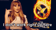 Stupid GIF - Jennifer Lawrence I Dont Work Right Up Here Brain GIFs