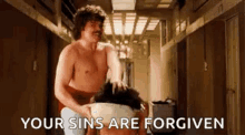 Easter Blessing Your Sins Are Forgiven GIF - Easter Blessing Your Sins Are Forgiven Dipped In Water GIFs