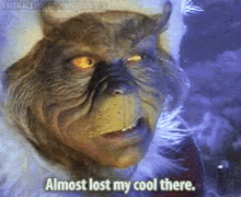The Grinch Almost Lost My Cool GIF - The Grinch Almost Lost My Cool GIFs