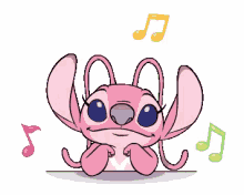 lilo and stitch chilling listening to music music to the beat lilo and stitch chilling listening to music music to the beat