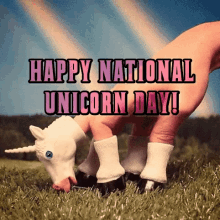 Happy Unicorn Day Happy National Unicorn Day GIF - Happy Unicorn Day Happy National Unicorn Day National Unicorn Day GIFs