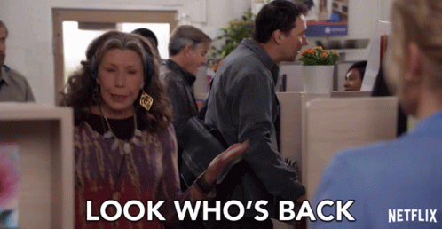 Look Whos Back Lily GIF - Look Whos Back Lily Tomlin Frankie Bergstein - Discover &
