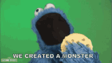 We Created A Monster GIF - Created A Monster Monster Cookie Monster GIFs