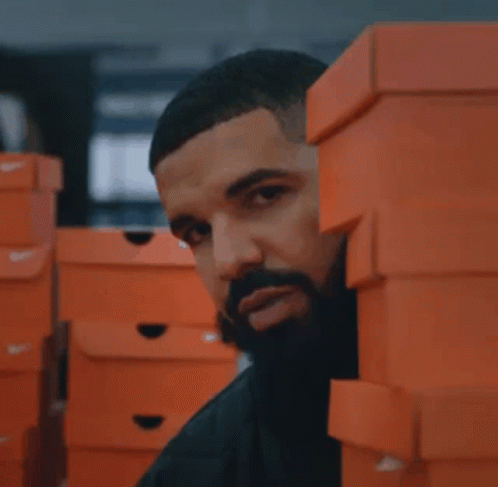 Drake Peeking GIF - Drake Peeking Sliding GIFs