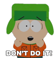 Dont Do It Kyle Broflovski Sticker - Dont Do It Kyle Broflovski South Park Stickers