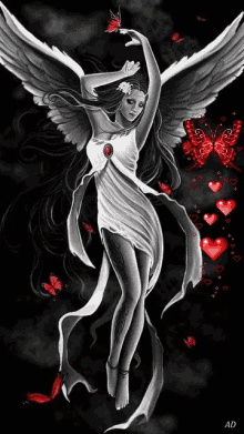 Angel Goddess GIF - Angel Goddess Hearts GIFs