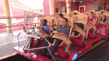 Jimmy Fallon And Kevin Hart Ride A Roller Coaster GIF - Jimmy Fallon Kevin GIFs