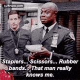 Staplers... Scissors... Rubberbands.That Man Reallyknows Me..Gif GIF - Staplers... Scissors... Rubberbands.That Man Reallyknows Me. B99 Hindi GIFs