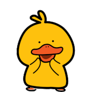 Hello Yellow Duckling Sticker - Hello Yellow Duckling Yellow Stickers