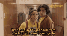 Try Not To Get Suspended From A School You Dont Even Go To Farzanah Haqq GIF - Try Not To Get Suspended From A School You Dont Even Go To Farzanah Haqq Aakesh GIFs