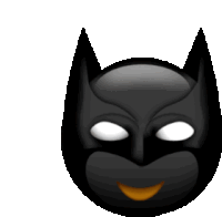 Bat Batman Sticker - Bat Batman Smile Stickers
