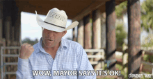 Wow Mayor Says Its Ok GIF - Wow Mayor Says Its Ok Chris Booger Brown GIFs