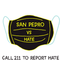 San Pedro Vs Hate Sticker - San Pedro Vs Hate La Stickers