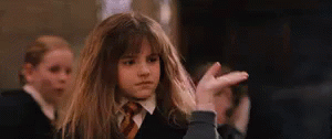 Hermione Smells It - Stinky GIF - Harry Potter Hermione Emma Watson GIFs