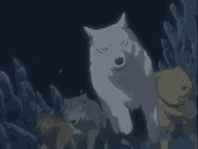 pack of wolves wolf run angry grumpy