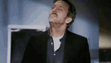 Hugh Laurie Lady Now GIF - Hugh Laurie Lady Now Thanks GIFs